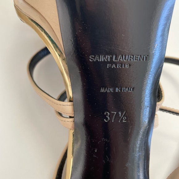 Auth SAINT LAURENT Leather Heels - Picture 7 of 10